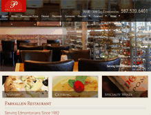 Tablet Screenshot of parkallen.com