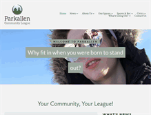 Tablet Screenshot of parkallen.ca